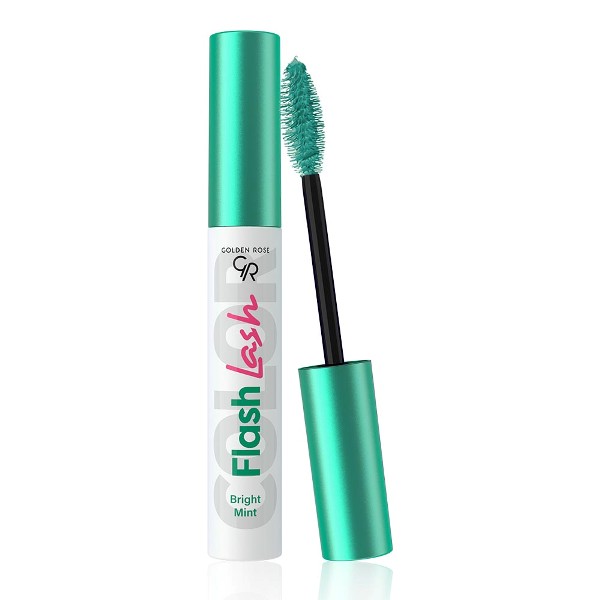 golden-rose-flash-lash-colored-mascara-01-bright-mint Golden Rose flash Liner Colored Mascara 01 Bright Mint 9ml - Image 1