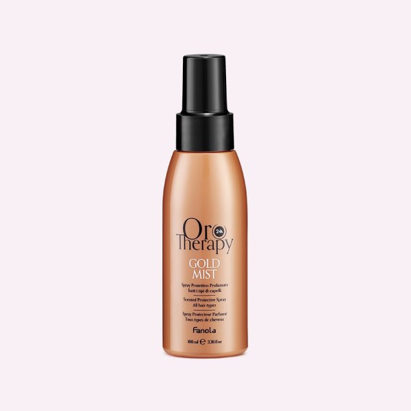 gold-mist-oro-therapy-fanola Fanola Gold mist Oro therapy Σπρέι λάμψης και άρωμα μαλλιών 100ml - Image 1