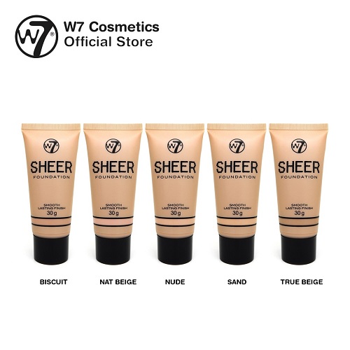 W7 Sheer Fondation 30ml