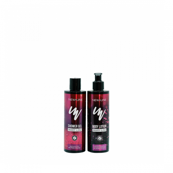 5203576251349 Imel New Line Mary Lou Body Set Showergel 250ml & Body Lotion 250ml - Image 1