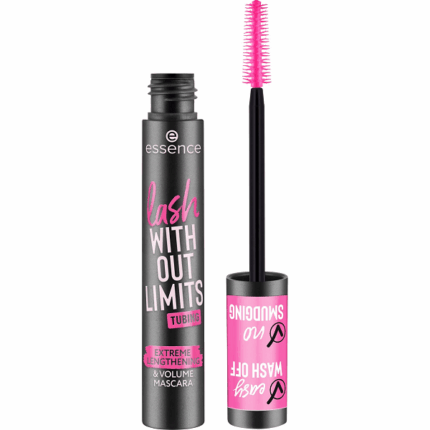 essence lash Without Limits TUBING Extreme Lengthening & Volume Mascara 04 Black Tubing 13ml