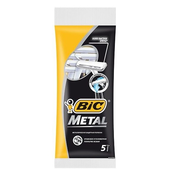 bic-metal-blades-5 BIC Ξυραφάκια Metal Blades 5τμχ - Image 1