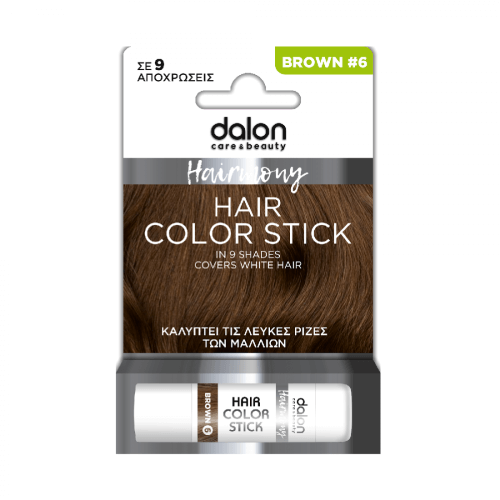 HAIR_STICK_BROWN-900x900 Dalon Sticks Βαφής Μαλλιών 4,8gr Καστανό #6 - Image 1