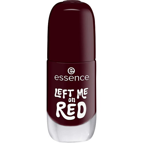 4059729585523_6 essence gel nail polish 12 LEFT ME on RED 8ml - Image 1