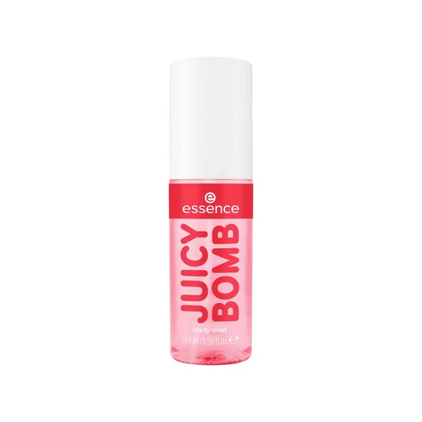 4059729616777_1 essence JUICY BOMB sweet drop body mist 101 Cherry Crumble 100ml - Image 1