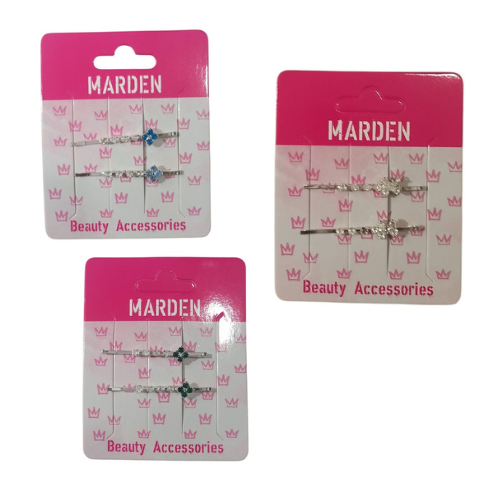 marden-hair-pins Marden Κλιπ Μαλλιών 2τεμ τυχαία απόχρωση - Image 1
