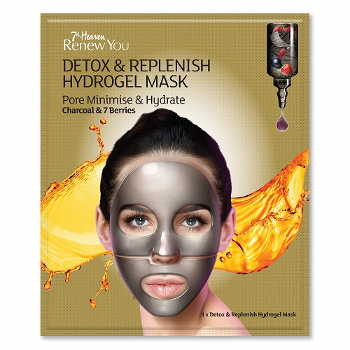 083800044580 7th Heaven Renew You Detox Replenish Hydrogel Mask 1 sheet mask - Image 1