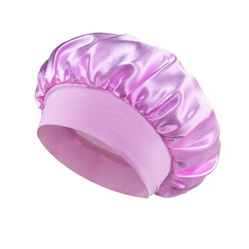 hair-cap-lilac Μεταξωτό Σκουφάκι Ύπνου Λιλά 1τεμ - Image 1