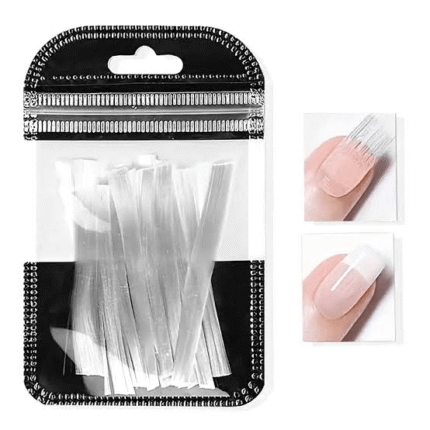 10 Ινες Fiberglass για Τεχνητά Νύχια Nail Extension & Stamping Plate